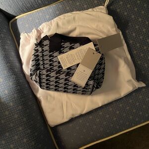 Rothy's Black and White Mini Bag